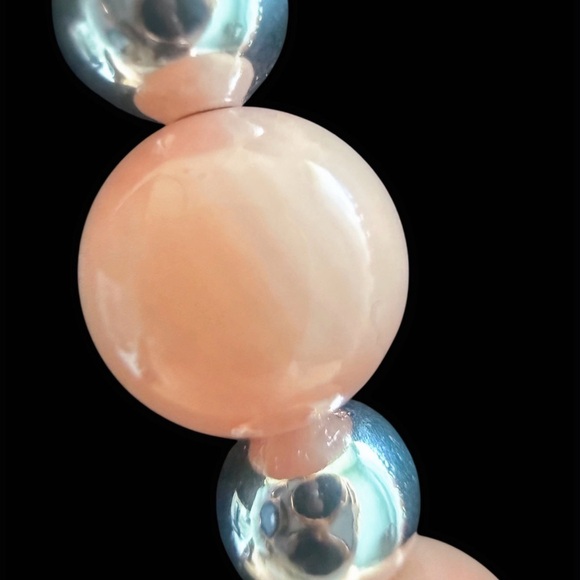 Angel Skin Vintage Coral Necklace with Coral Charm